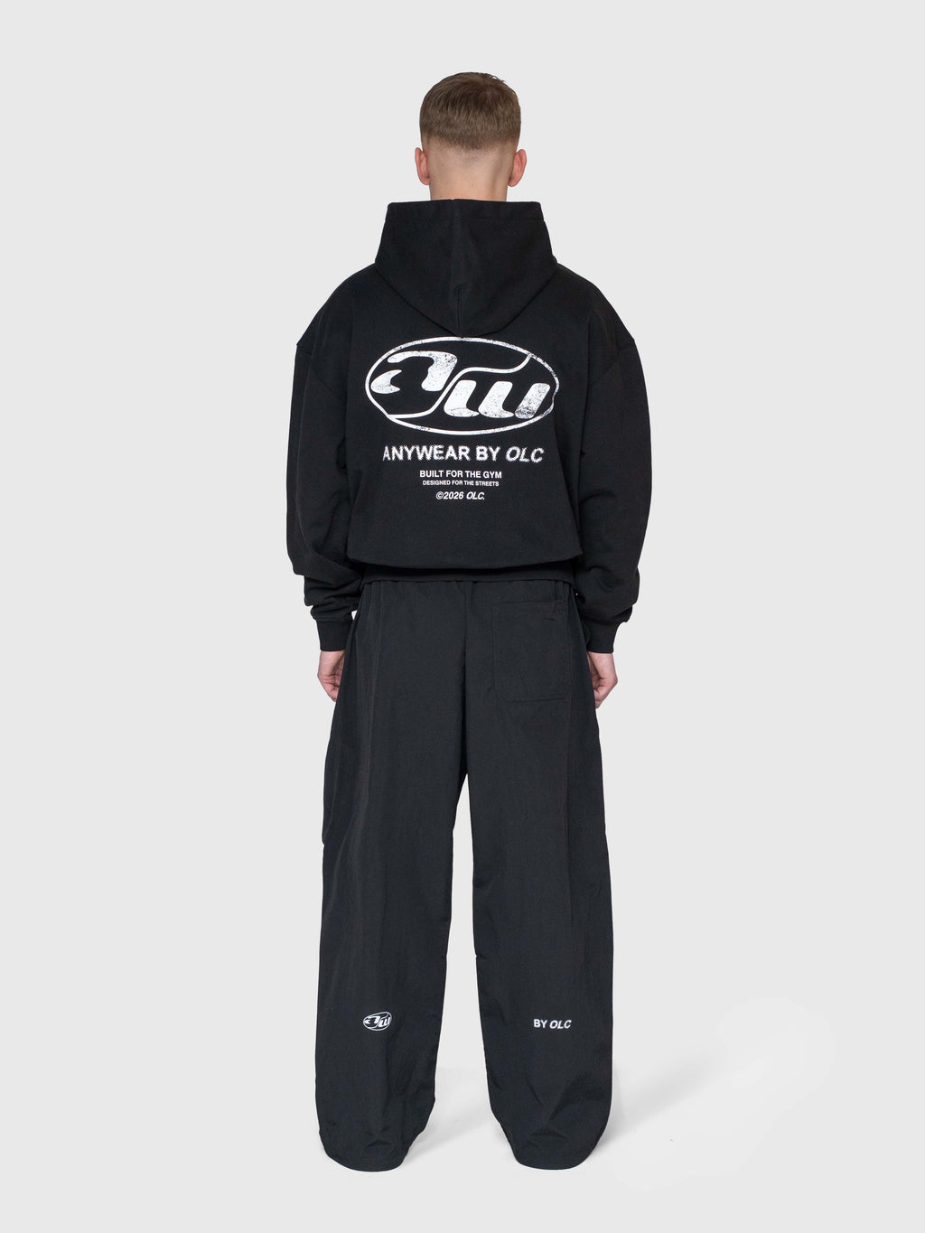 Anywear Heavyweight Hoodie - Black/White