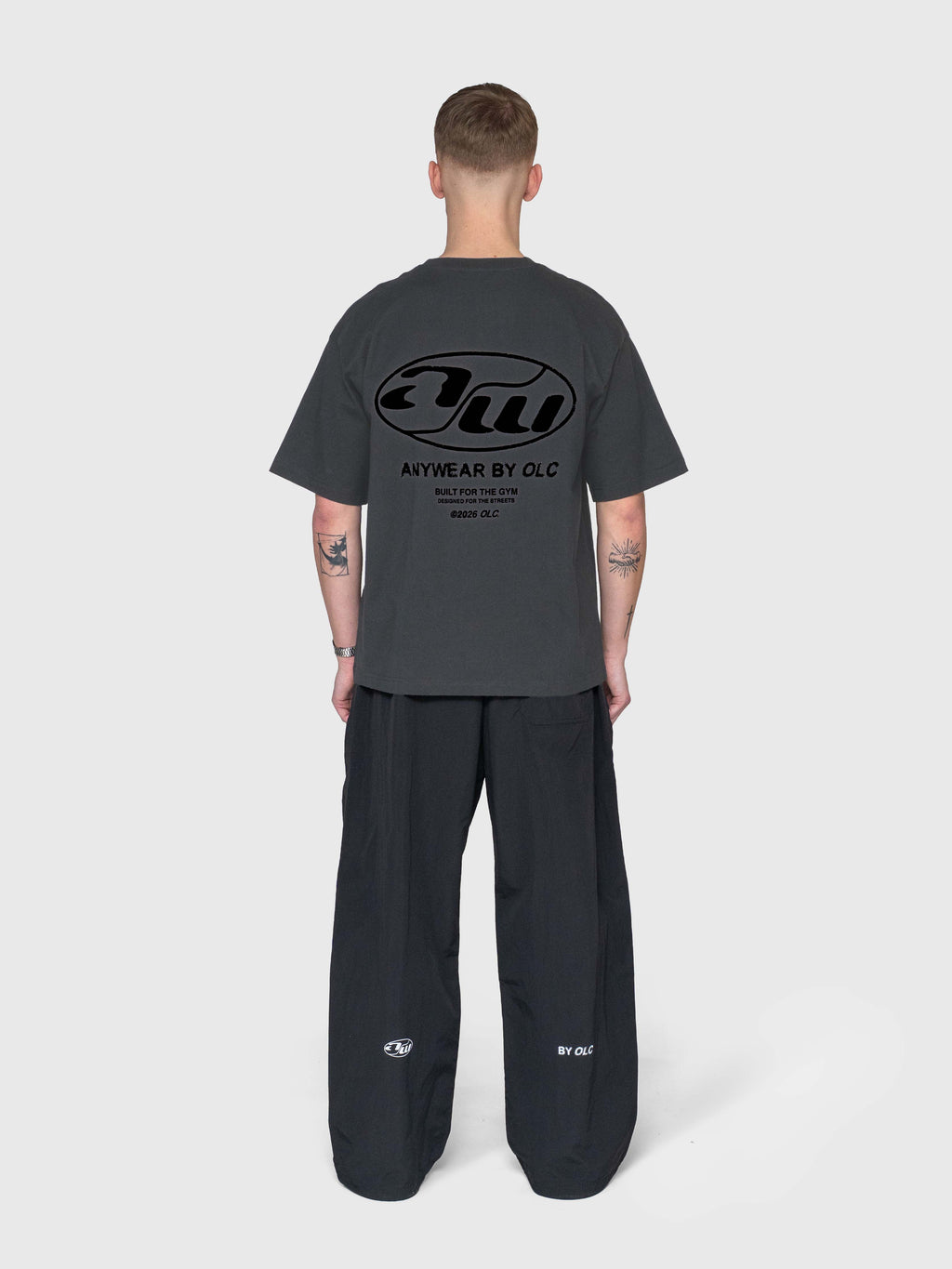 Anywear Box Tee - Steel/Black