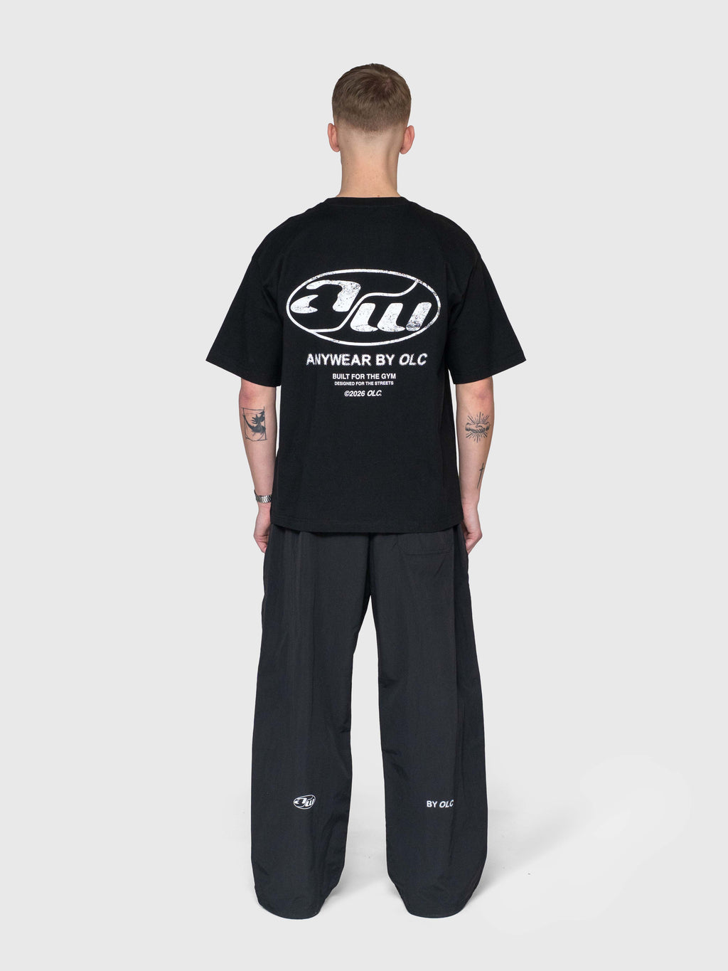 Anywear Heavyweight Box Tee - Black/White