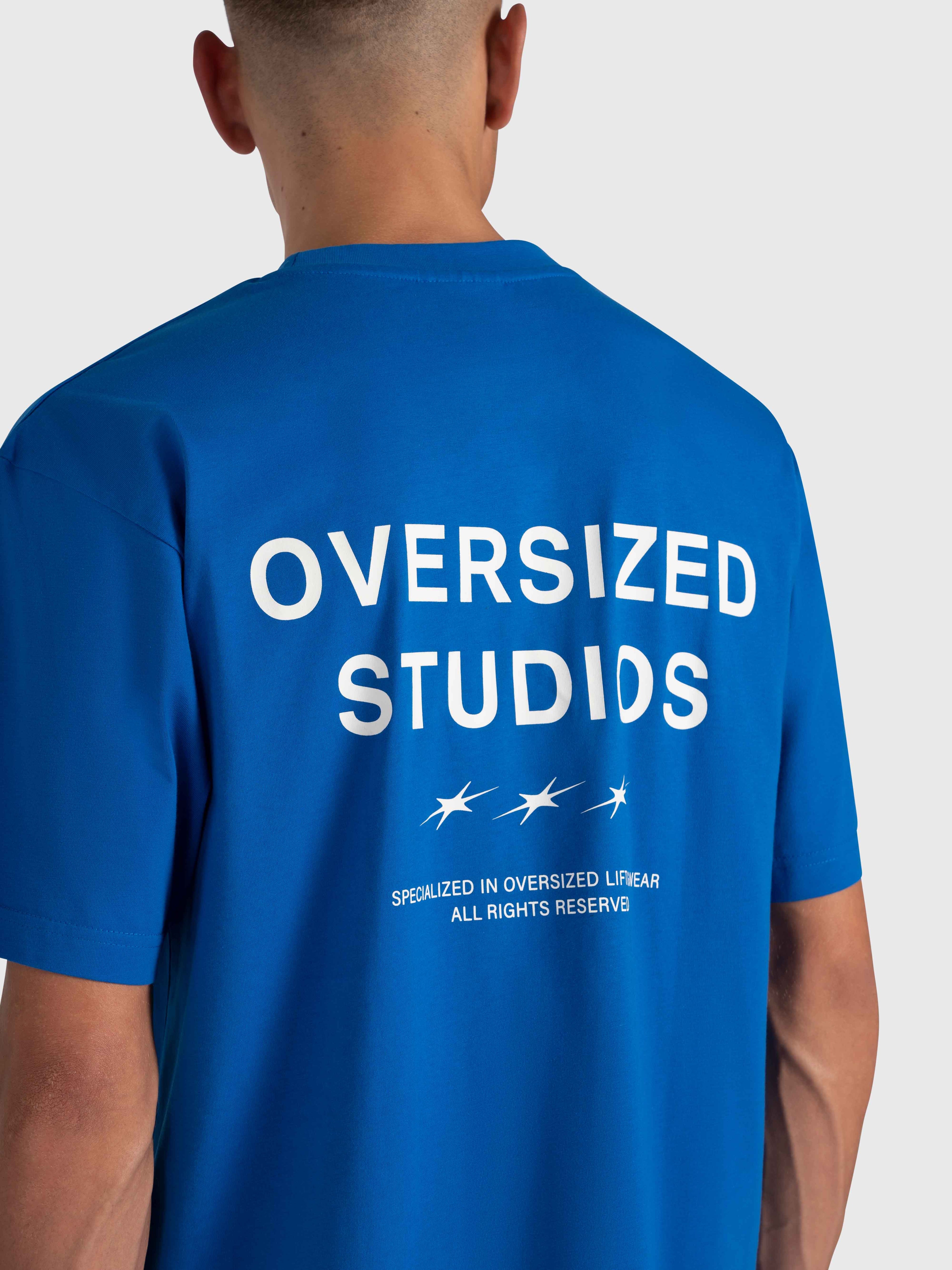 Confidence V2 Box Tee - King Blue/White