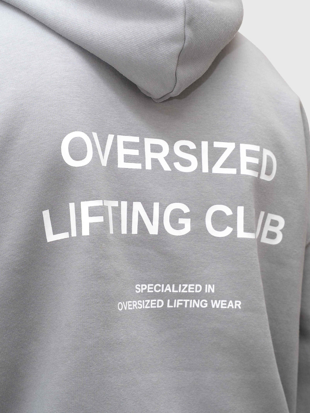 Confidence Hoodie - Neutral Grey/White