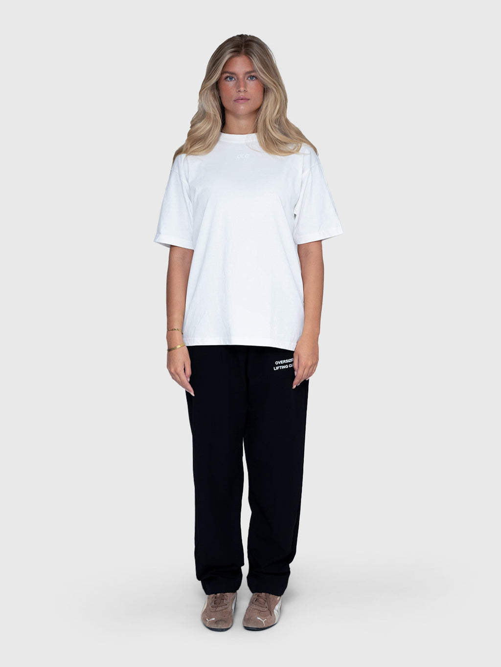 Logo Heavyweight Box Tee - White/Black