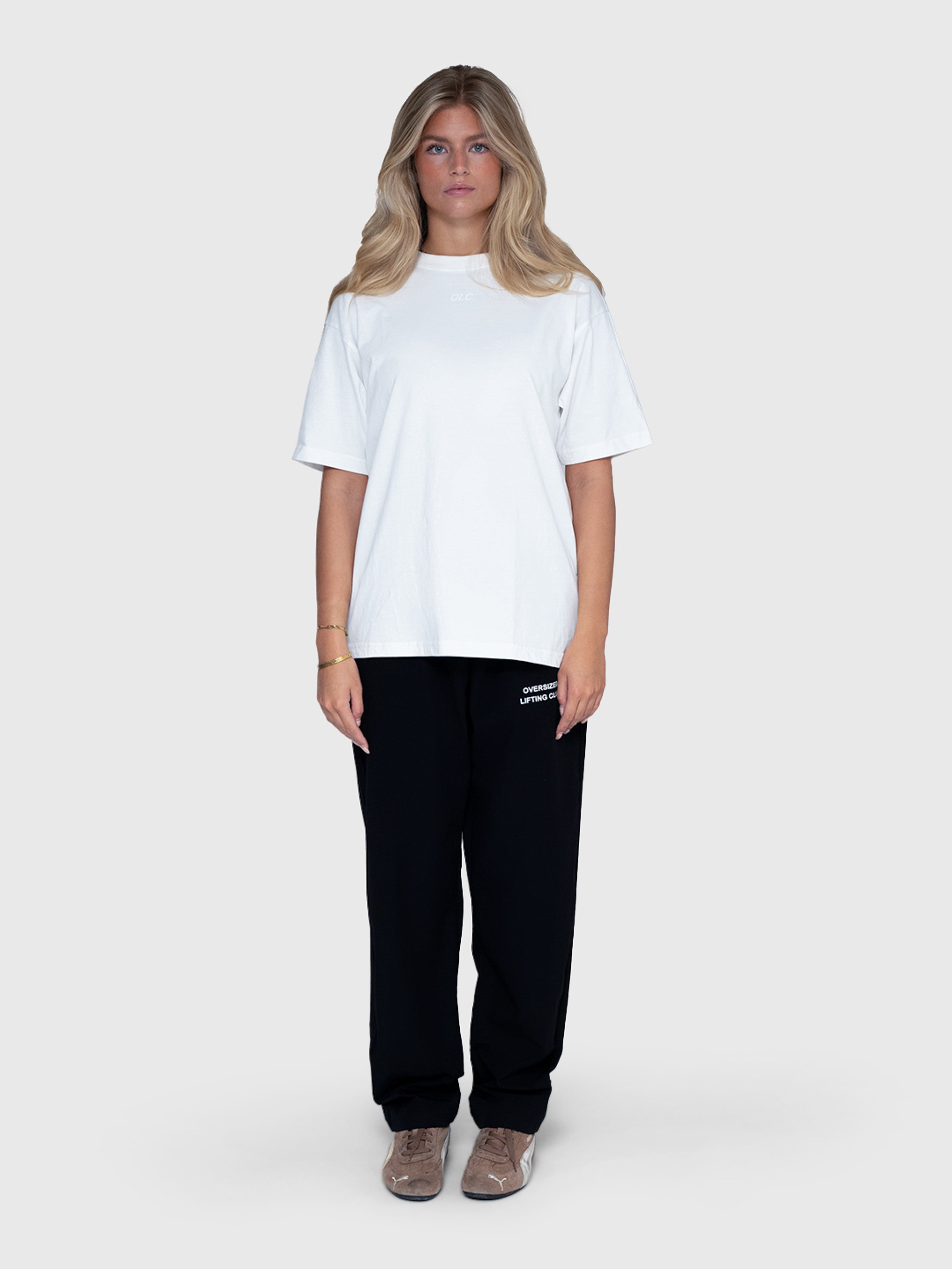 Logo Heavyweight Box Tee - White/Black