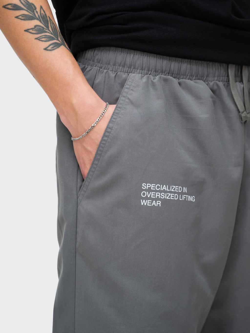 Confidence Core Pants - Charcoal/White