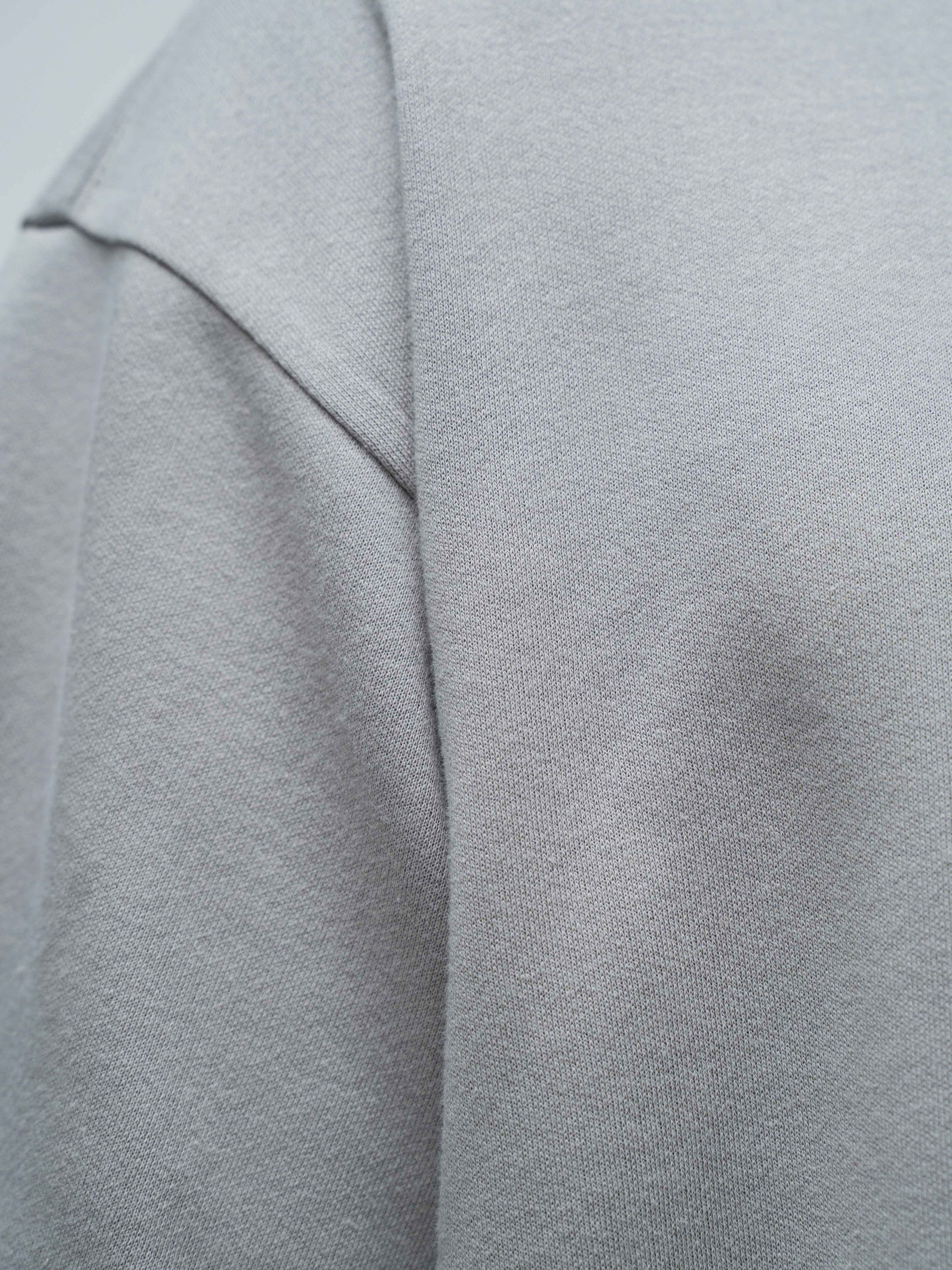 Interlock Stamina Box Tee - Neutral Gray/White