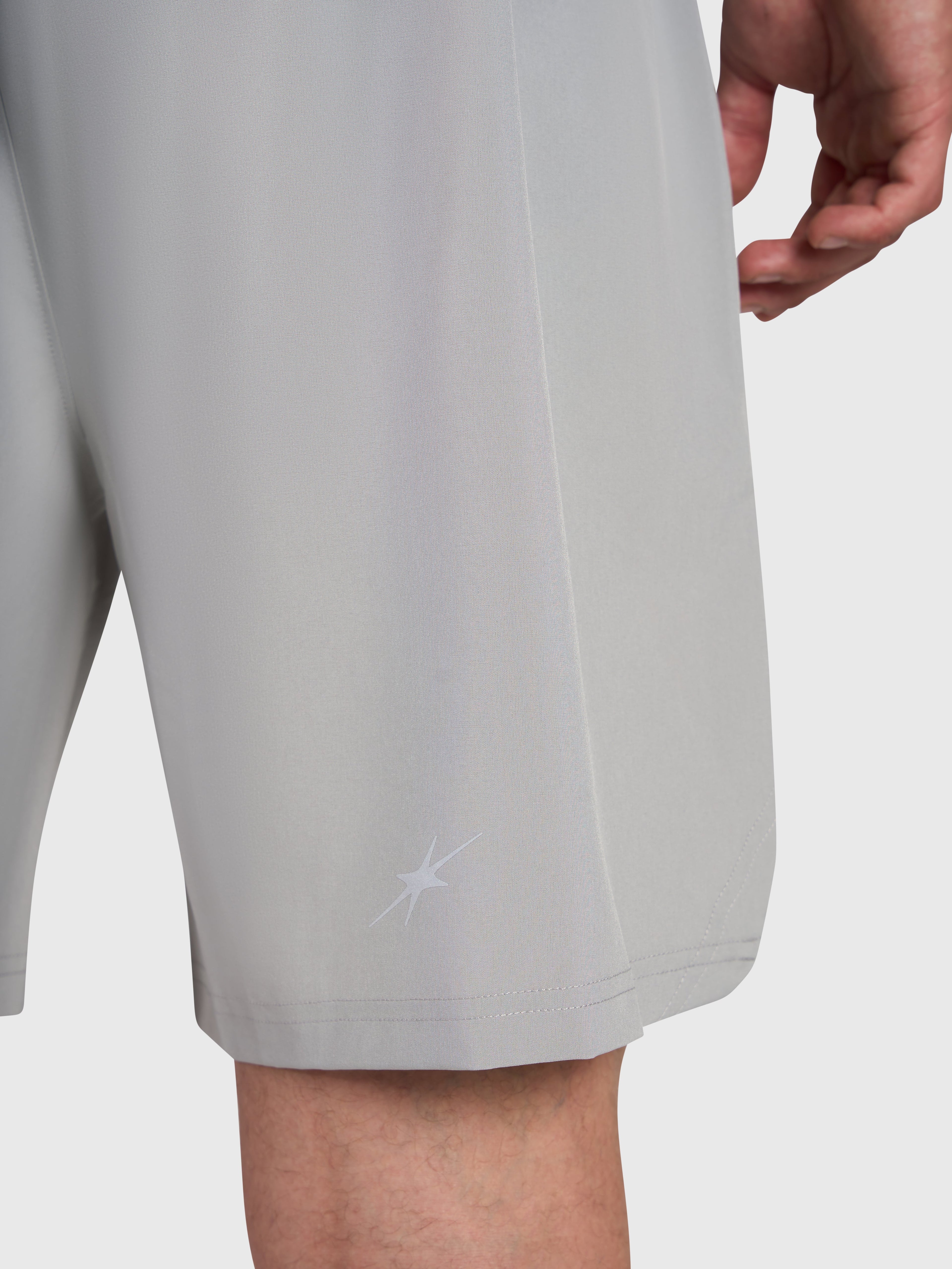 Confidence V2 Tech Shorts - Grey/White