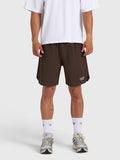Confidence V2 Tech Shorts - Brown/White