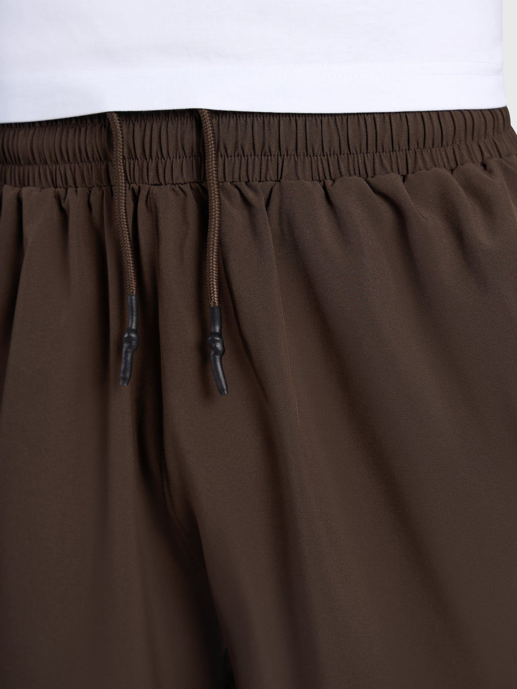 Confidence V2 Tech Shorts - Brown/White
