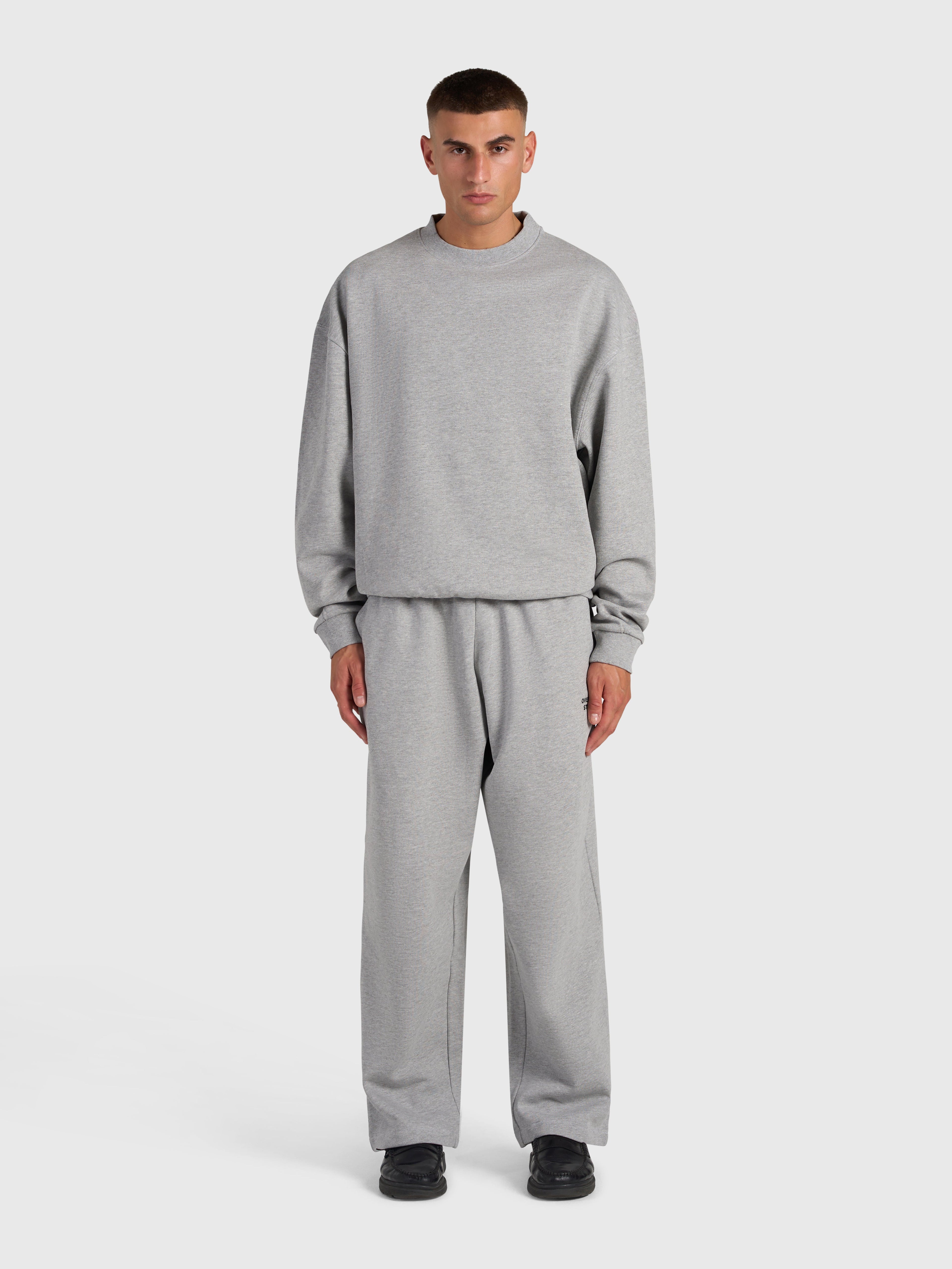 Confidence V2 Sweatshirt - Cloud Grey/White