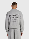 Confidence V2 Sweatshirt - Cloud Grey/White