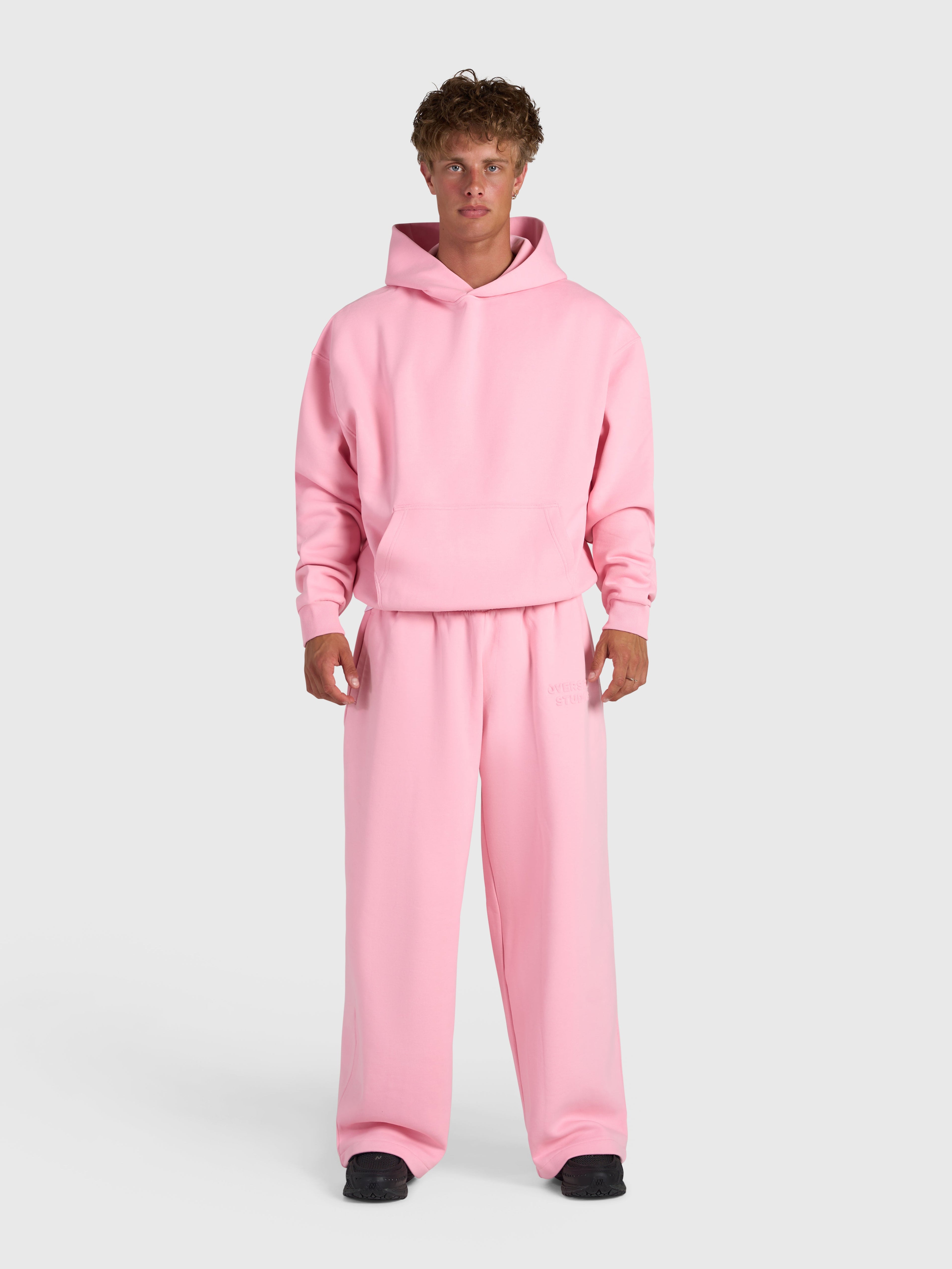 Confidence V2 Hoodie - Pink/White