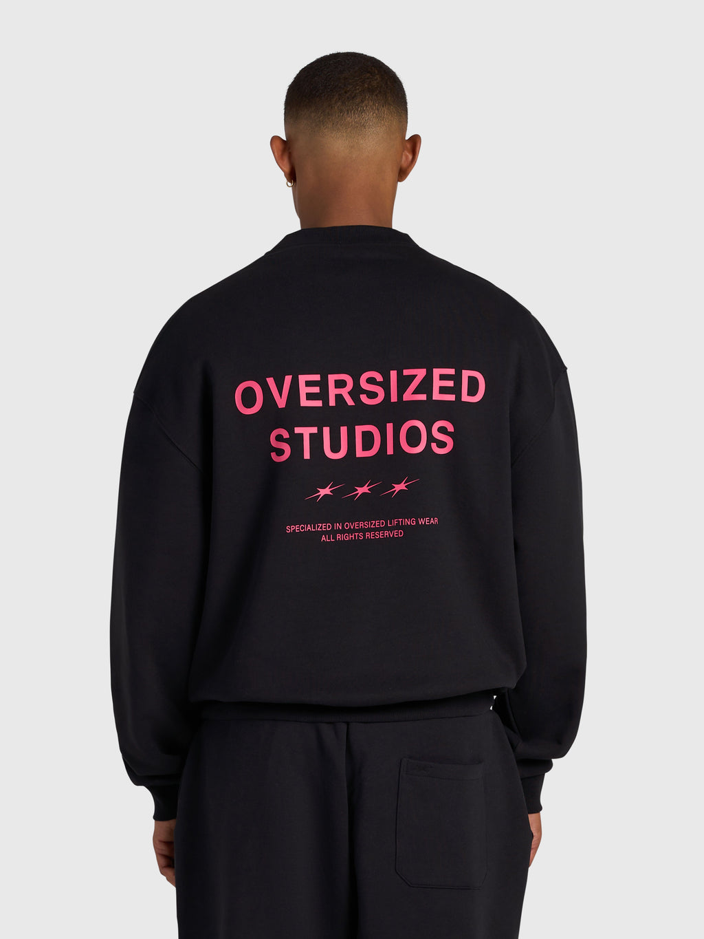 Confidence V2 Sweatshirt - Black/Pink