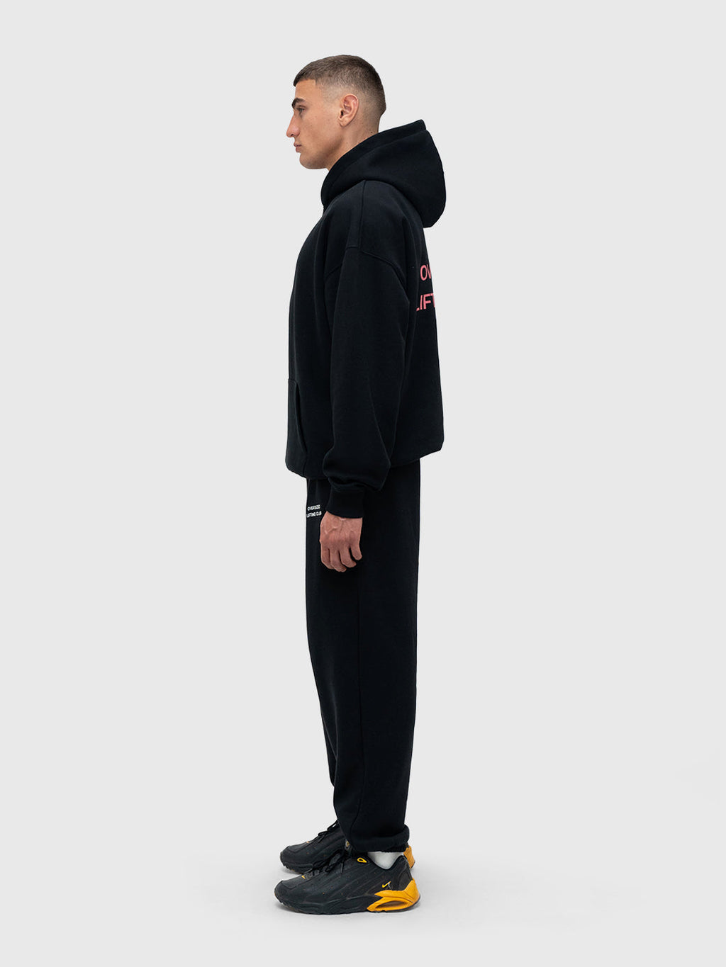Confidence Hoodie - Black/Pink