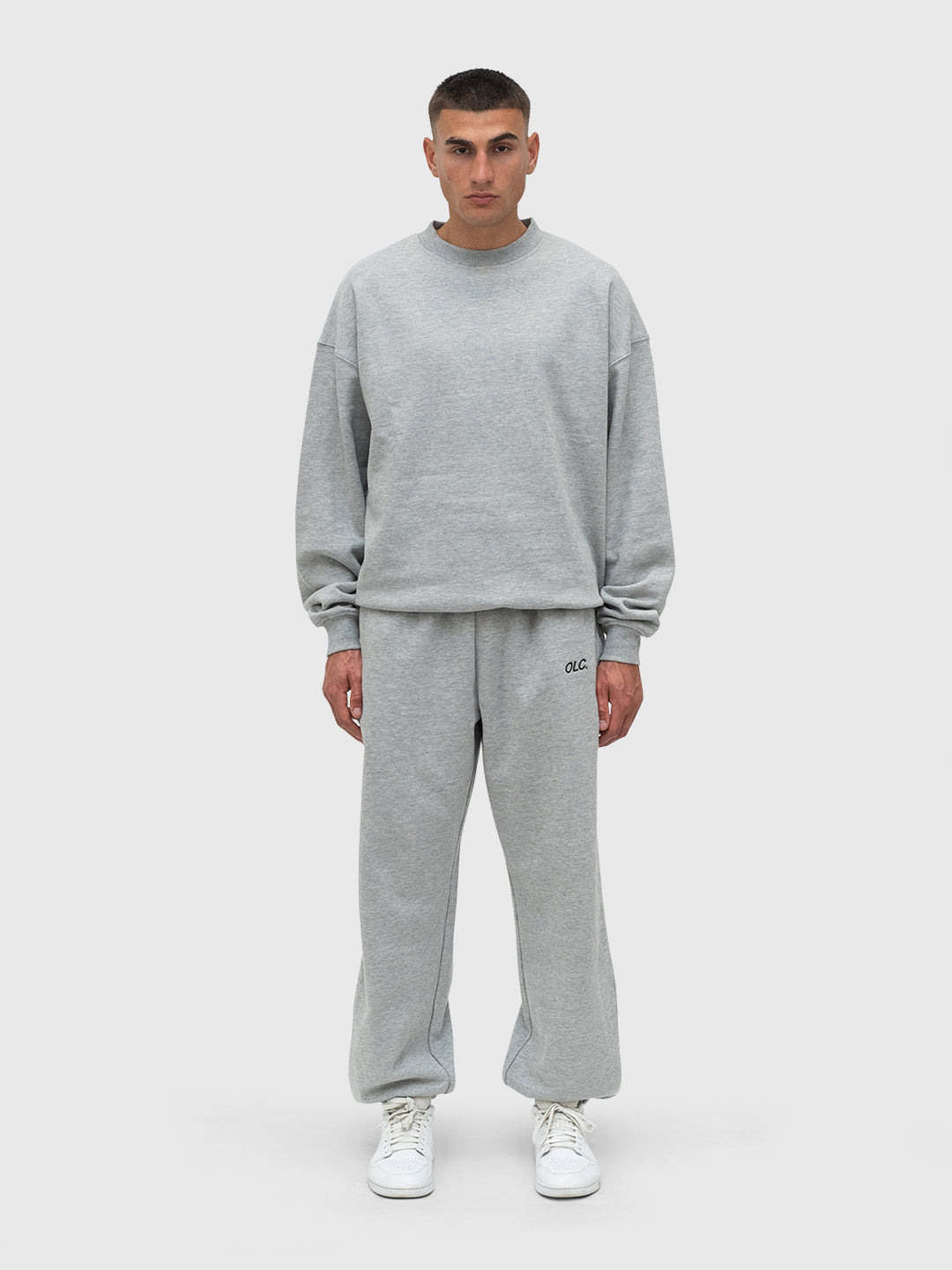 Confidence Sweatshirt - Heather Grey/Forest