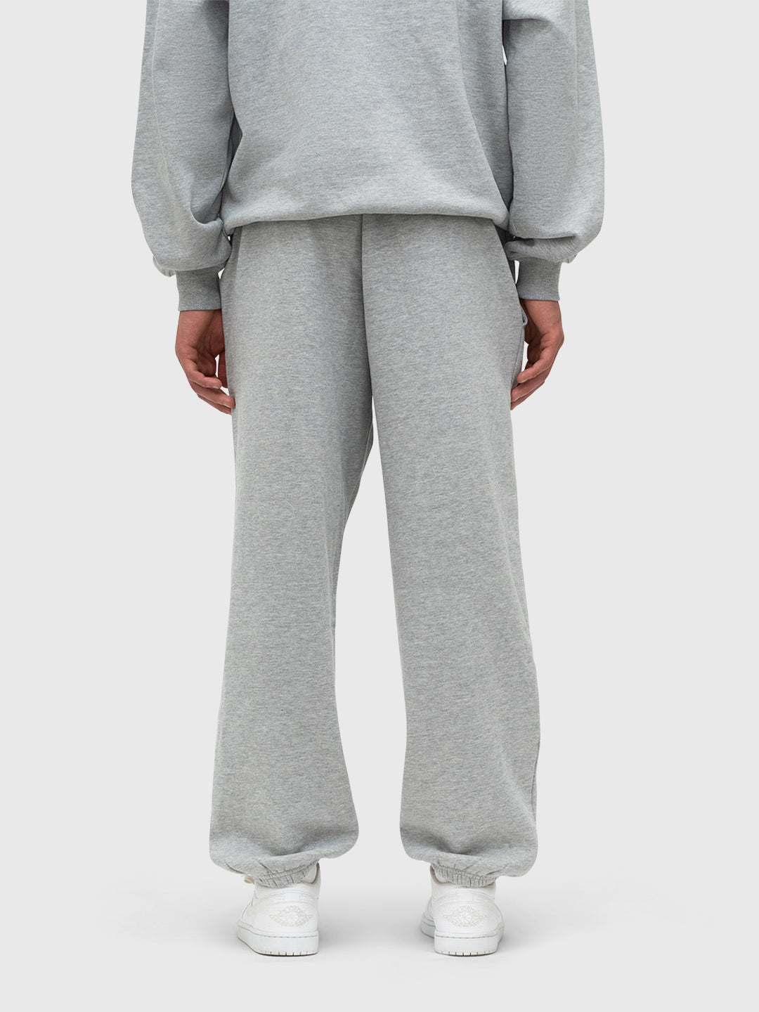 Logo Sweatpants - Melange Grey/Black