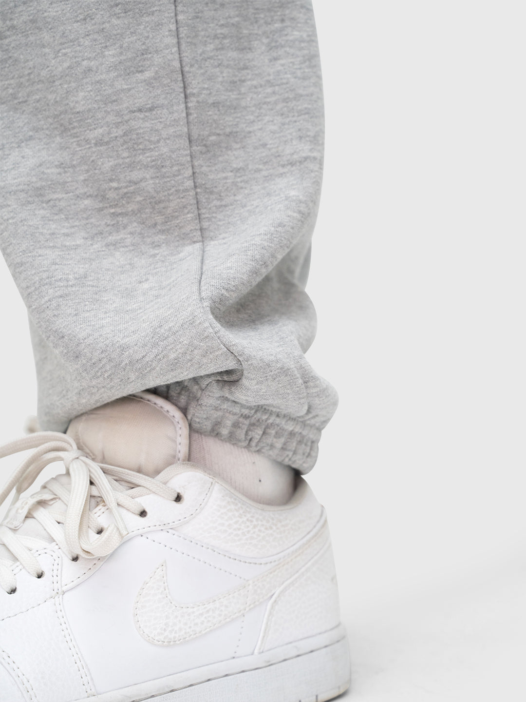 Logo Sweatpants - Melange Grey/Black