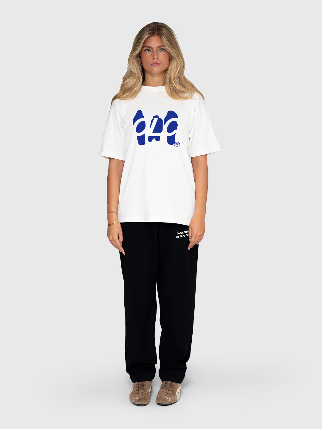 OLC Radiation Box Tee - White/Blue