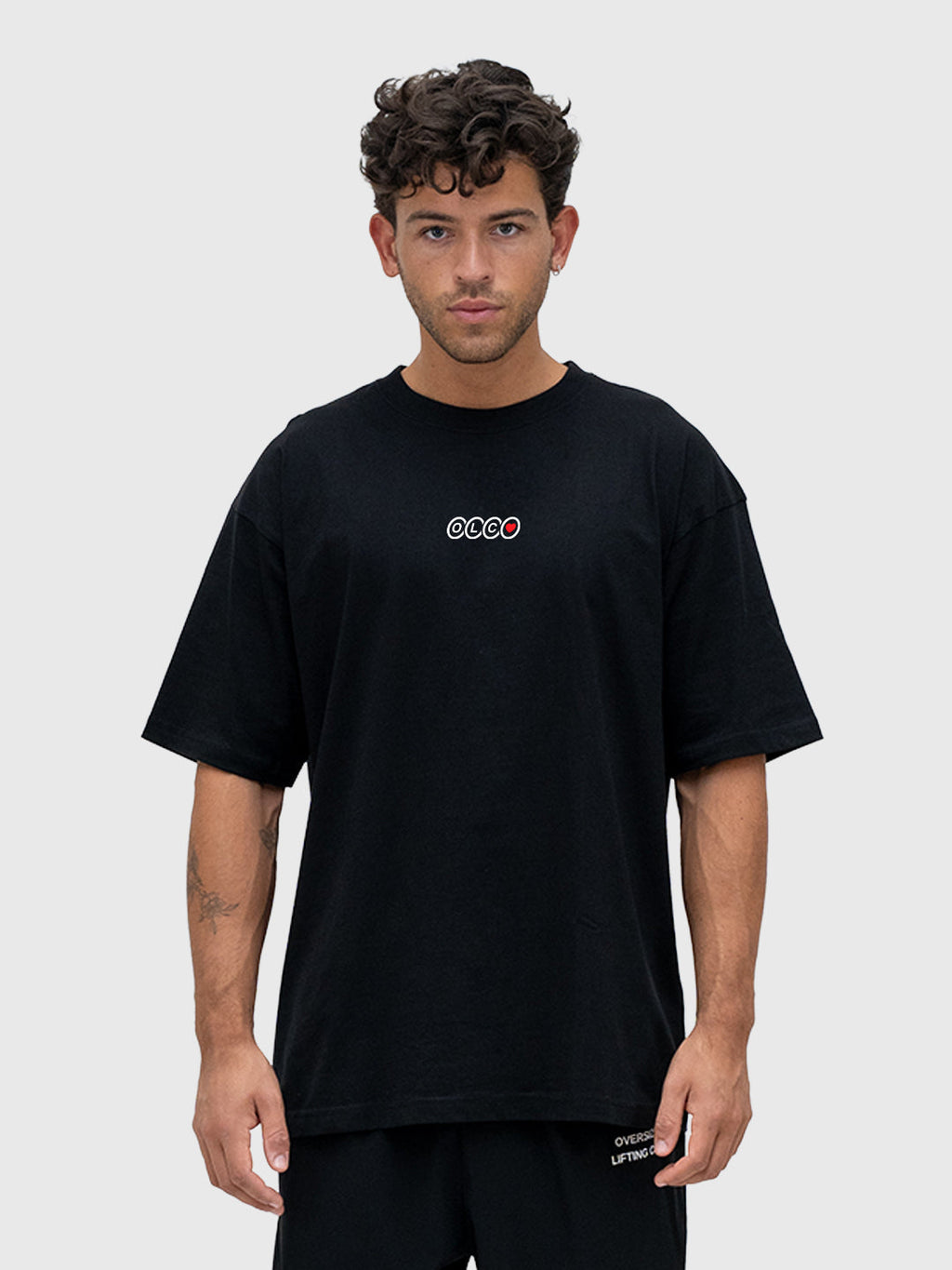 Lovers' Club Box Tee - Black/White