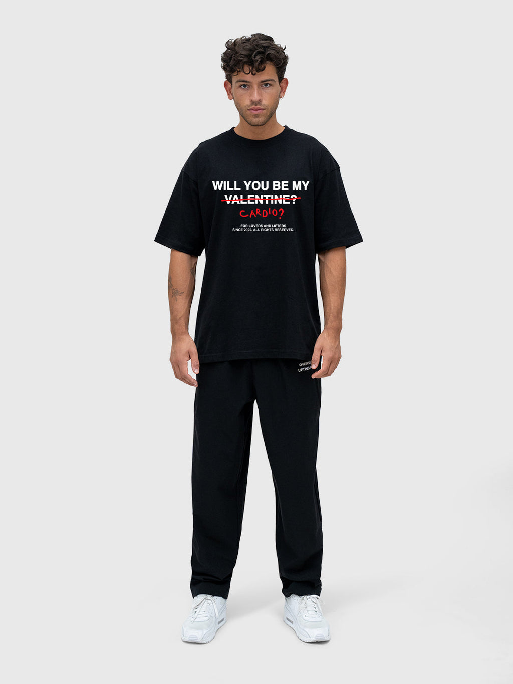 Cardio Box Tee - Black/White