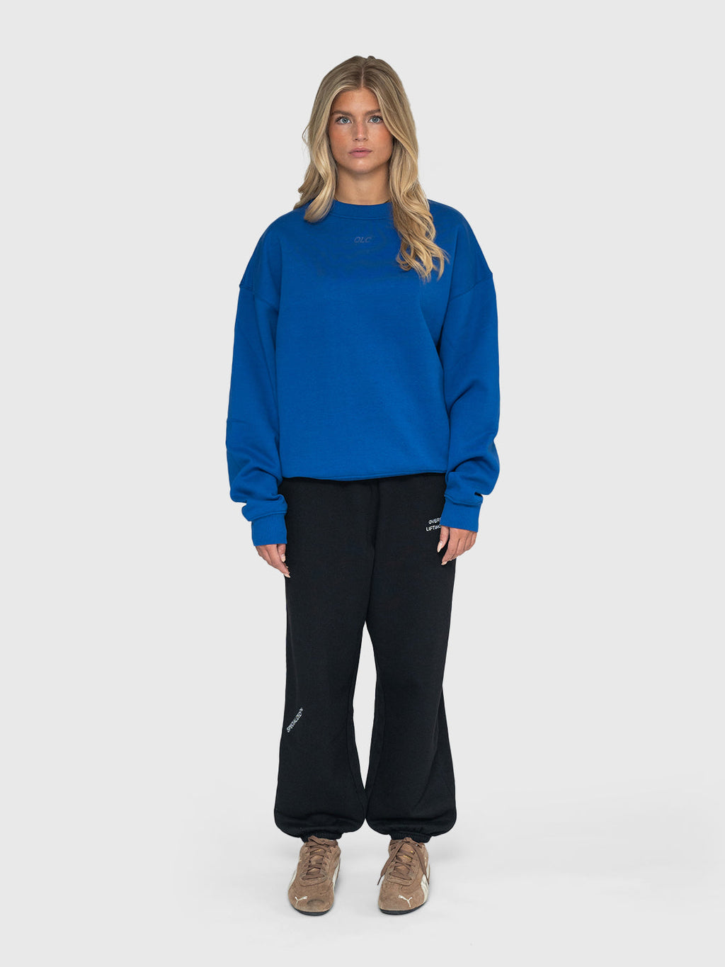 Confidence Sweatshirt - King Blue/White