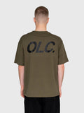 Logo Box Tee - Army/Black