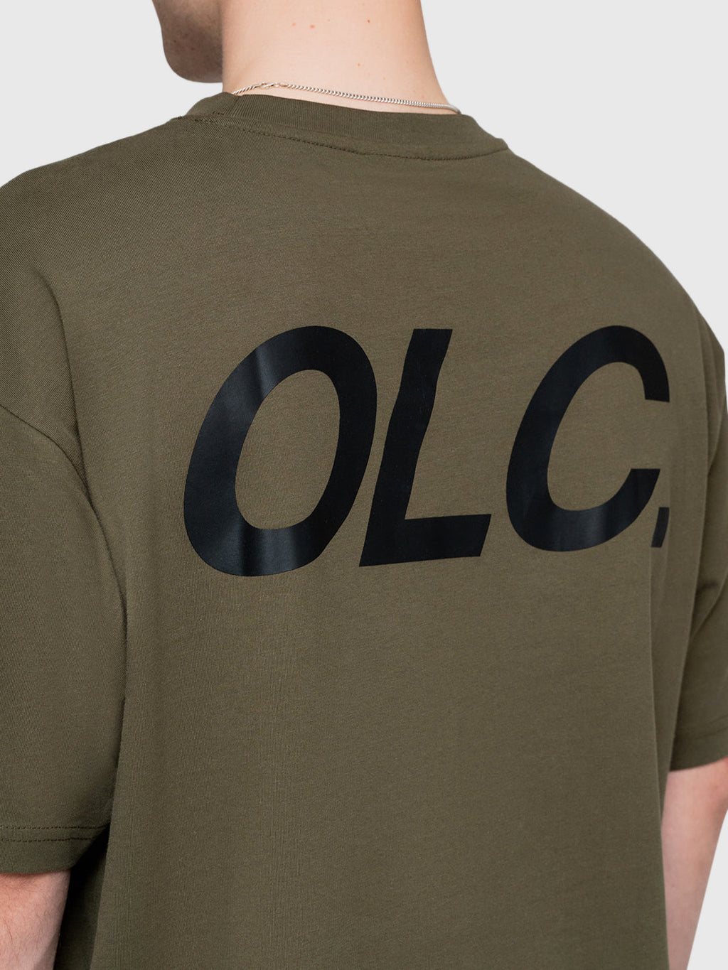 Logo Box Tee - Army/Black