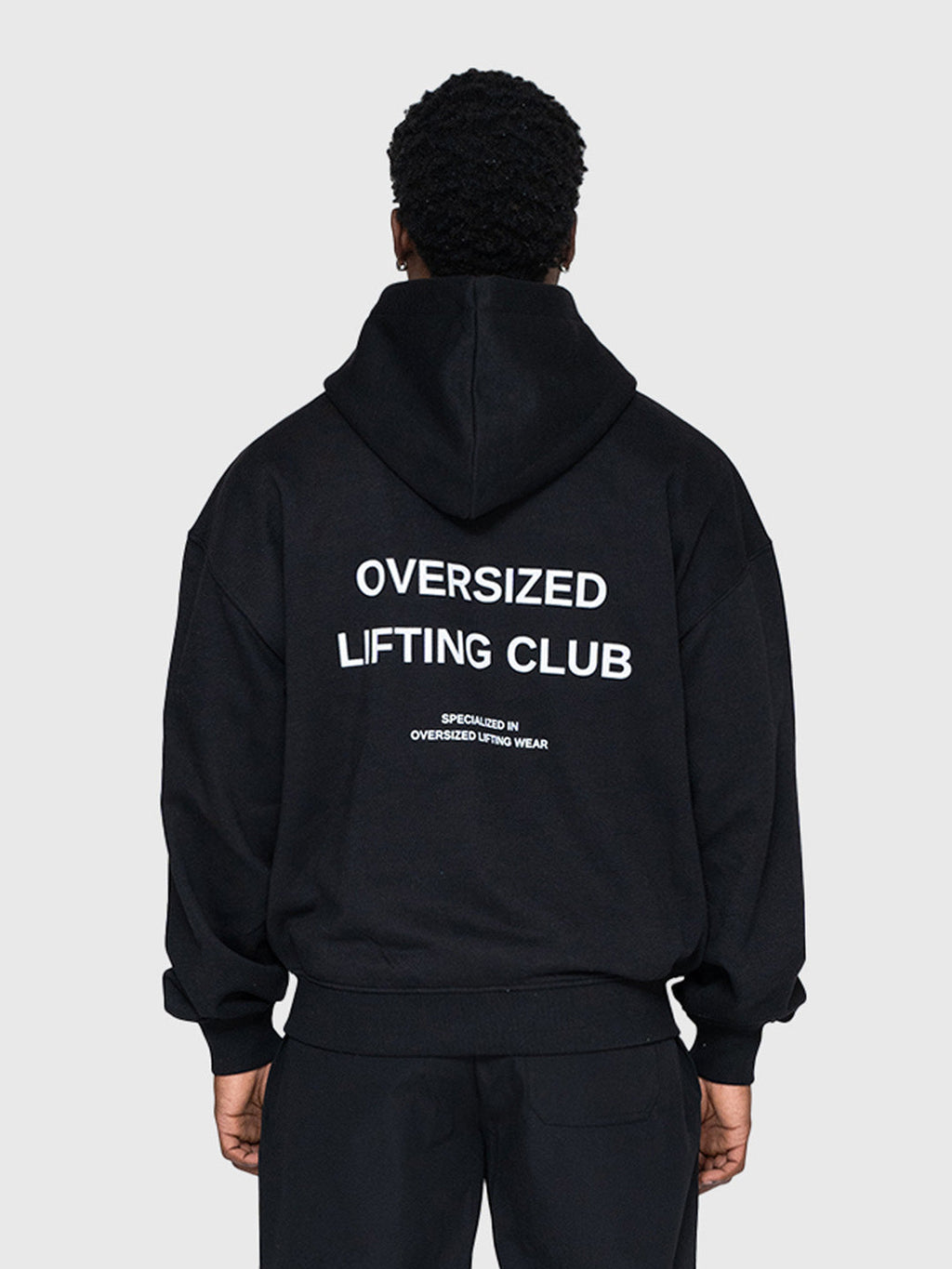 Confidence Zip Hoodie - Black/White