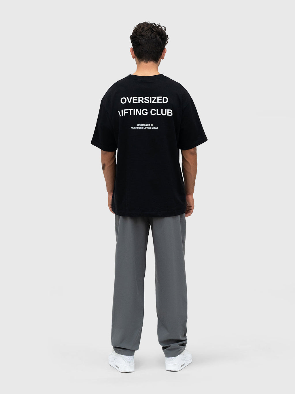 Logo Tech Pants - Charcoal/White