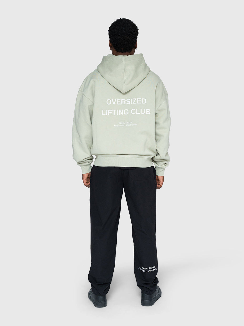 Confidence Zip Hoodie - Sage/Warm Grey