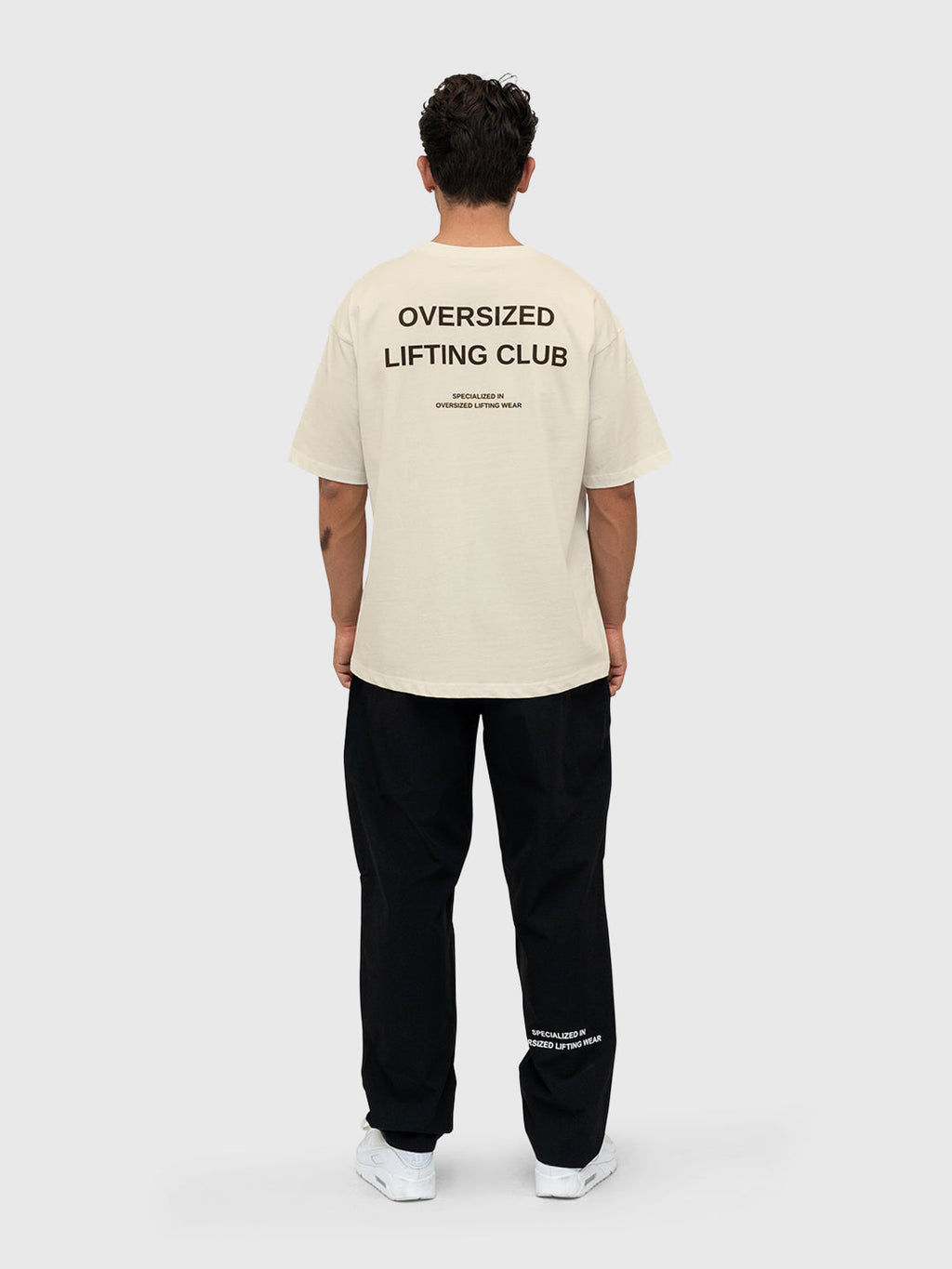 Confidence Box Tee - Beige/Brown