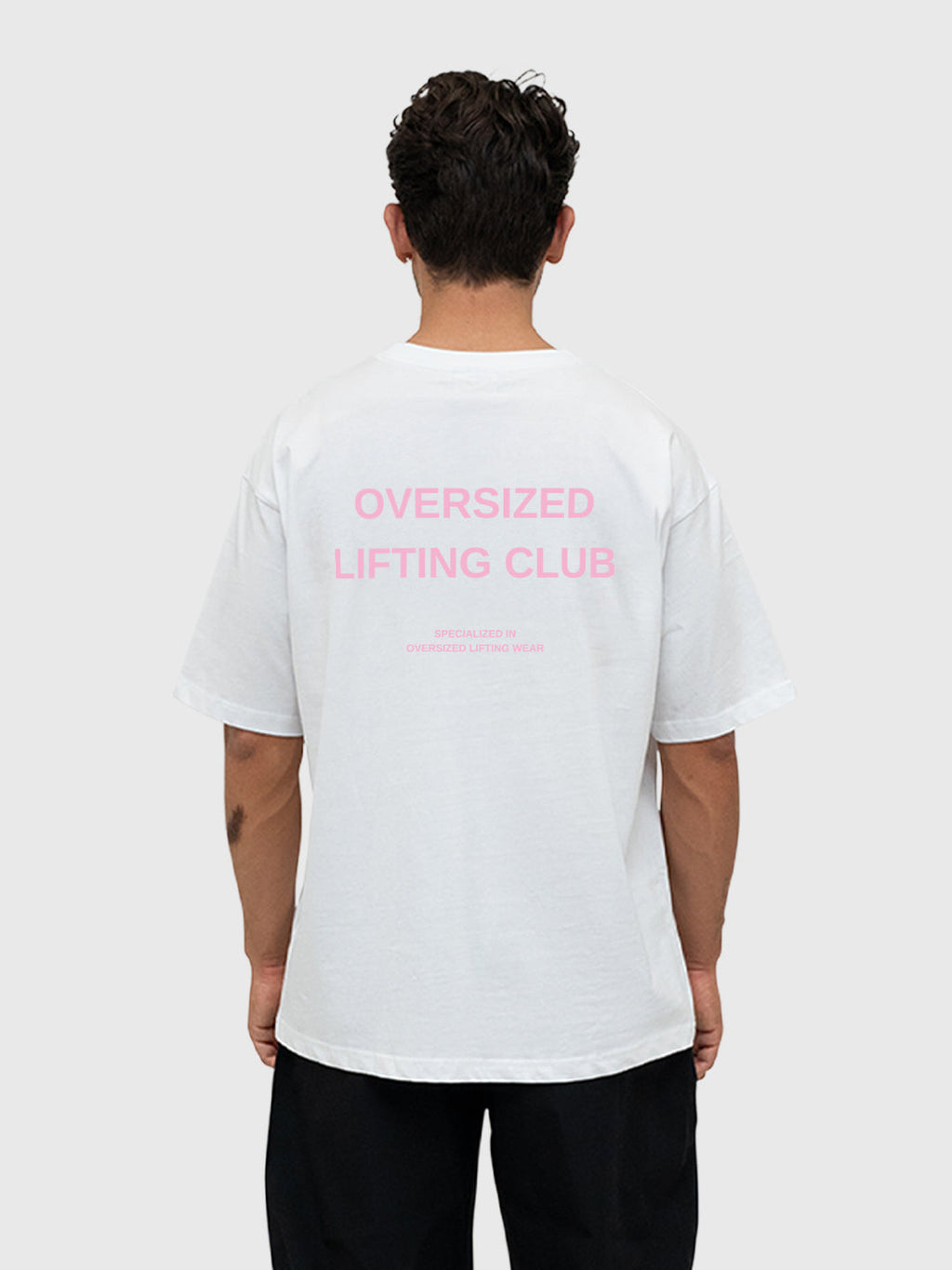 Confidence Box Tee - White/Pink
