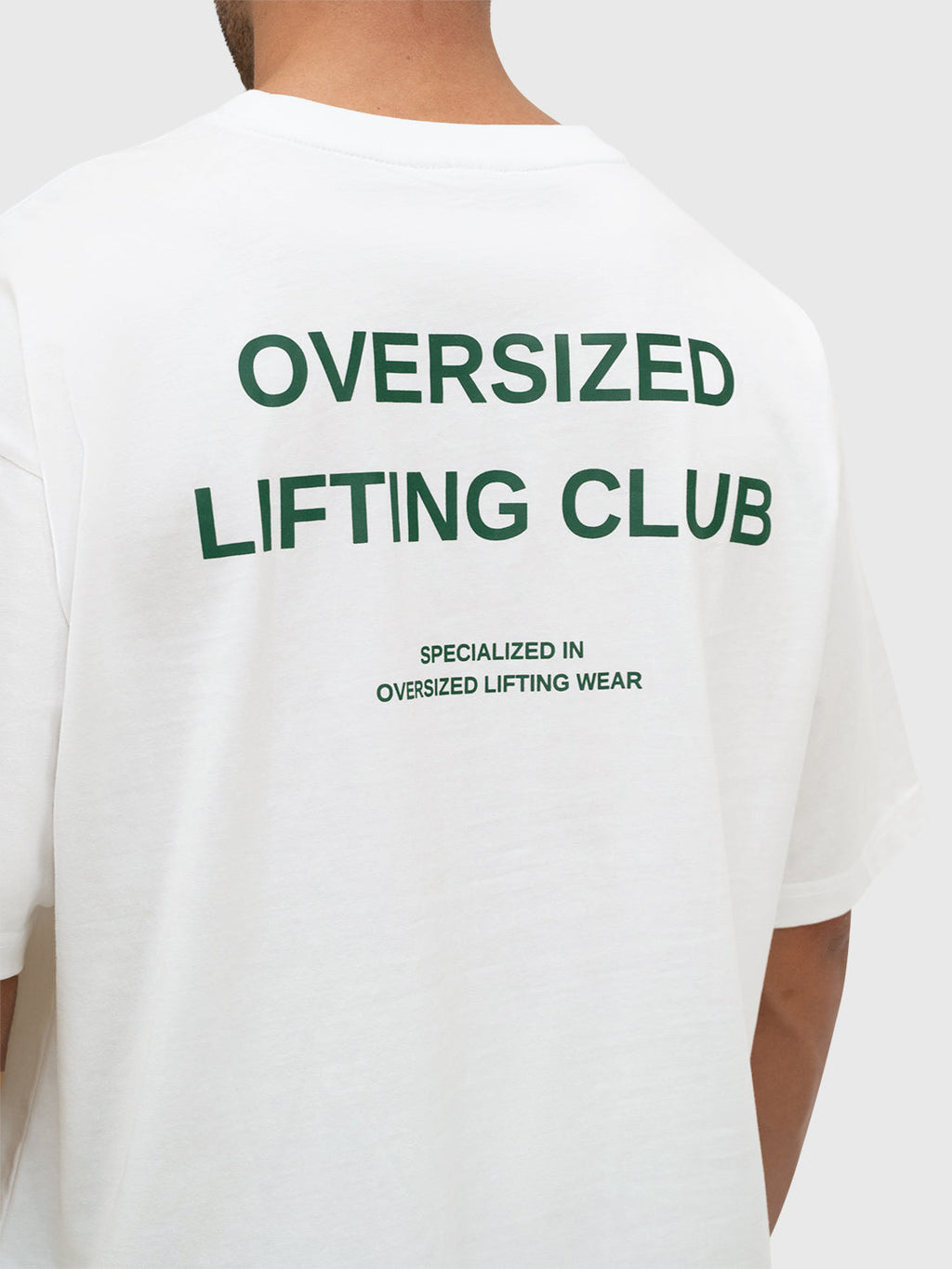 Confidence Box Tee - Cream/Forest