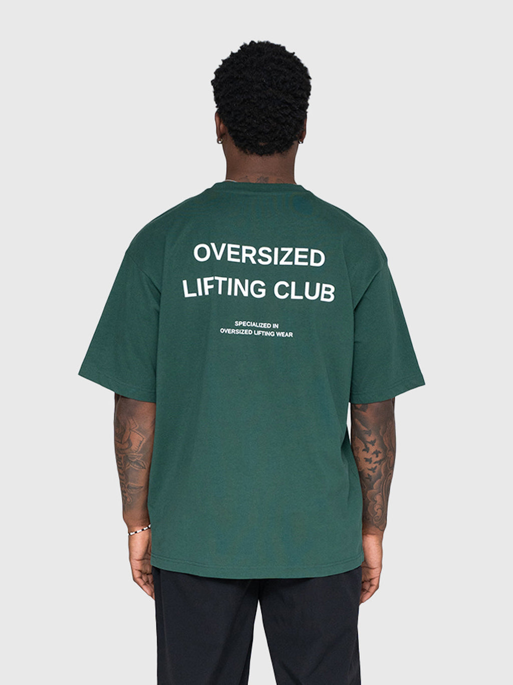 Confidence Heavyweight Box Tee - Forest/White