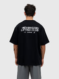 Interlock Stamina Box Tee - Black/White