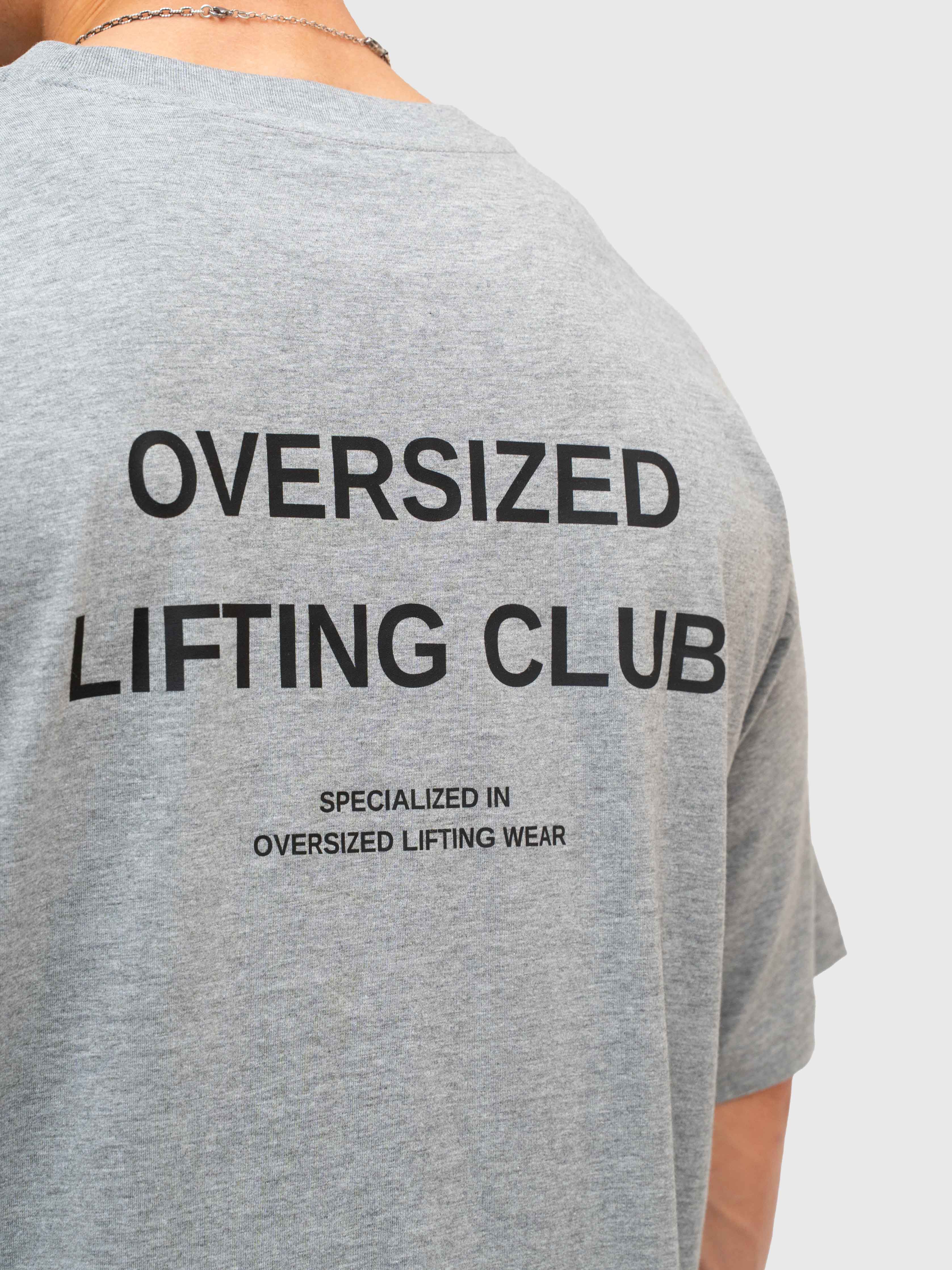 Confidence Box Tee - Mélange Grey/Black