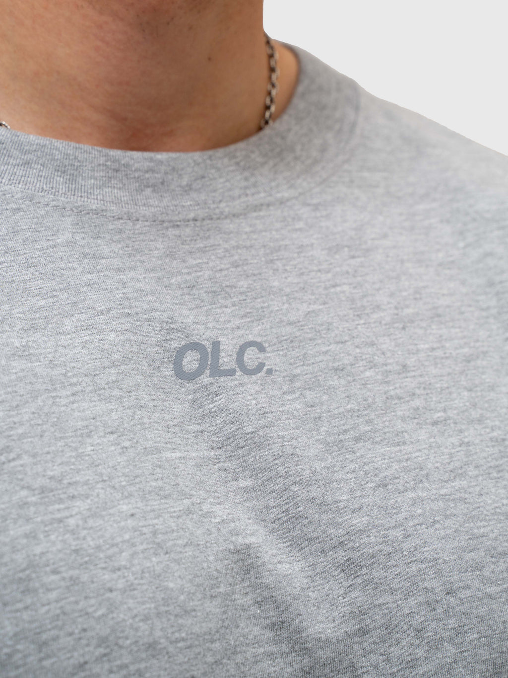 Confidence Box Tee - Mélange Grey/Black
