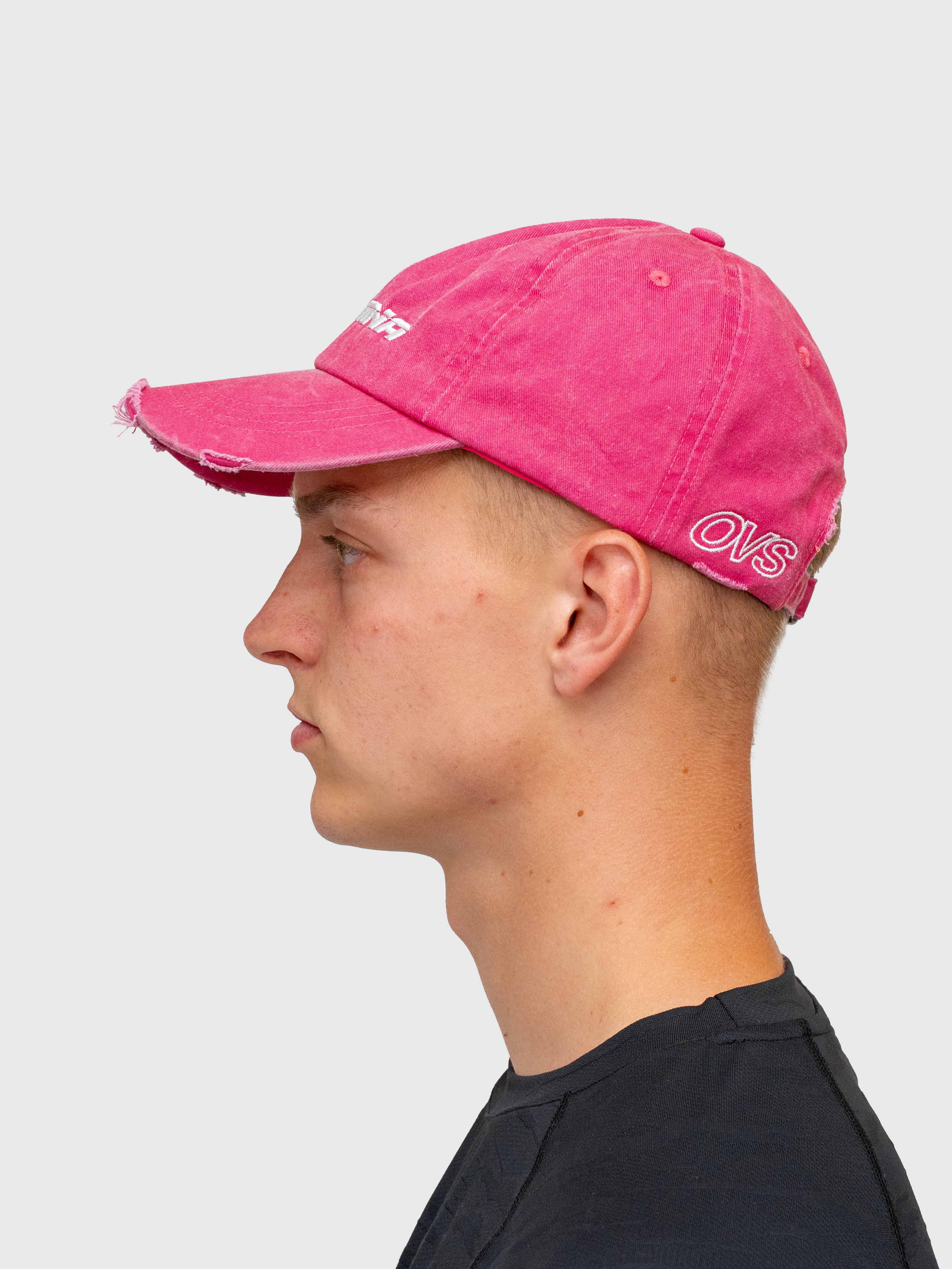 Vintage Stamina Cap - Pink/White
