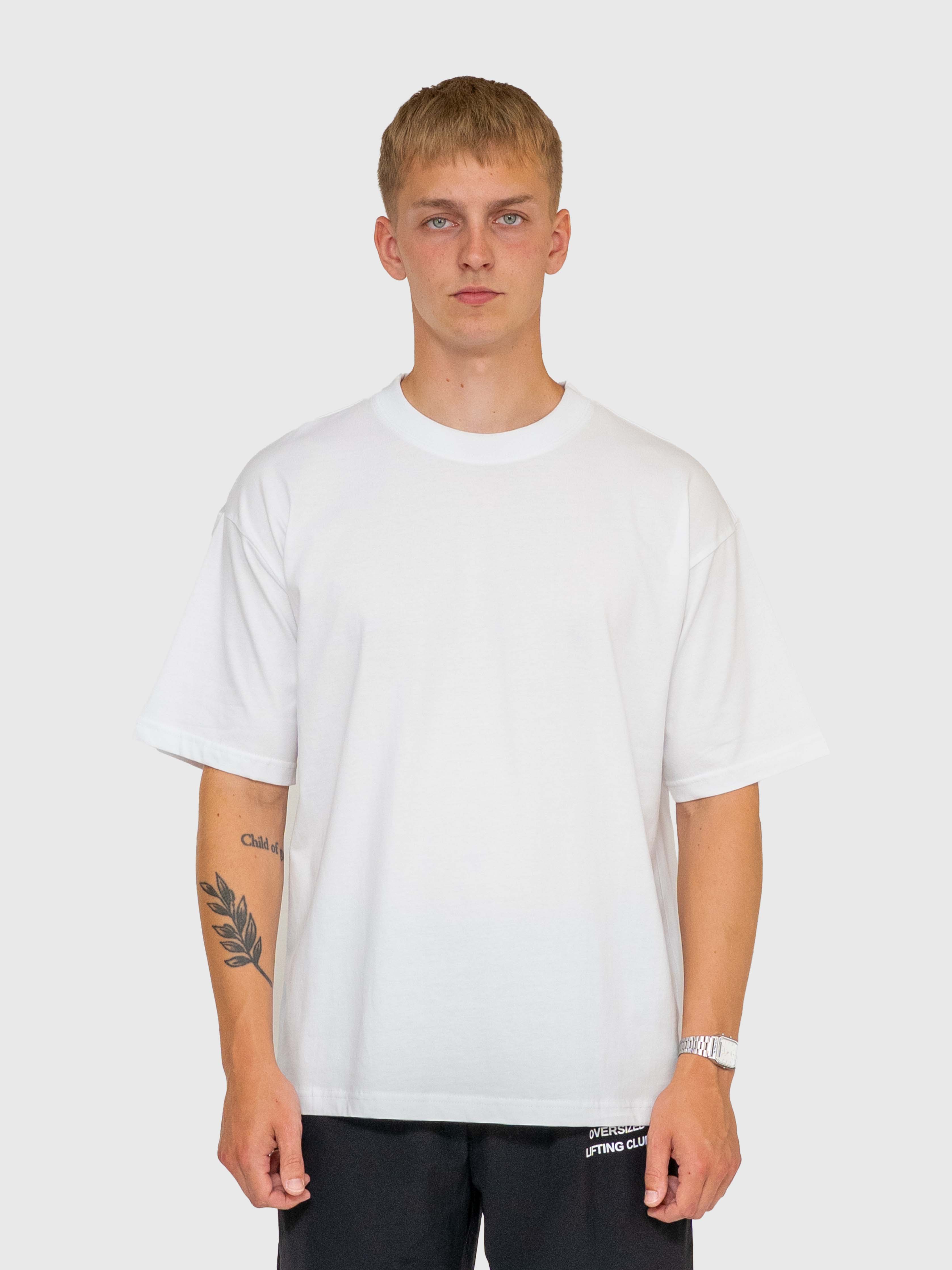 Long Run Box Tee - White/Black