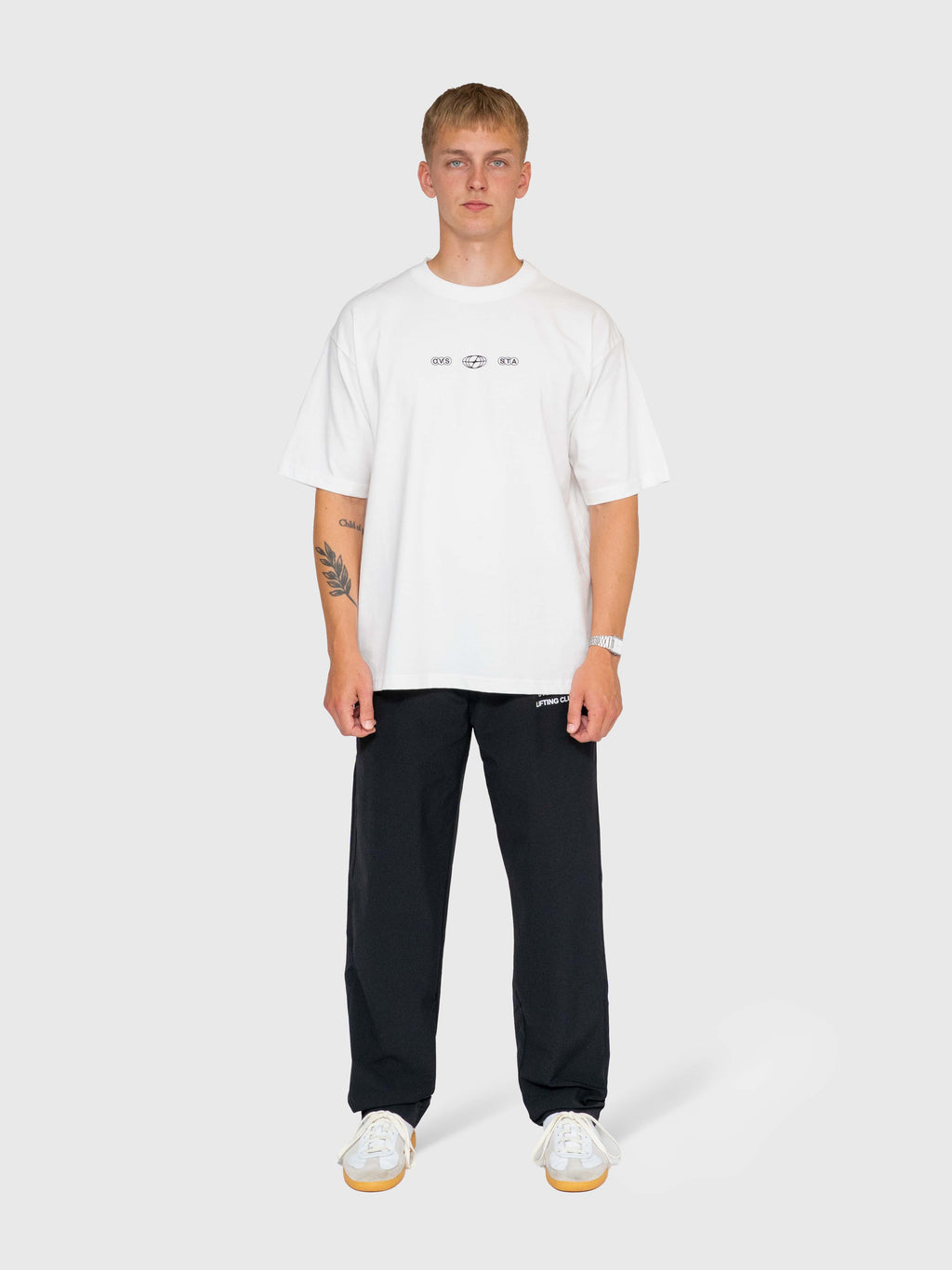 Stamina Chrome Box Tee - White/Pink