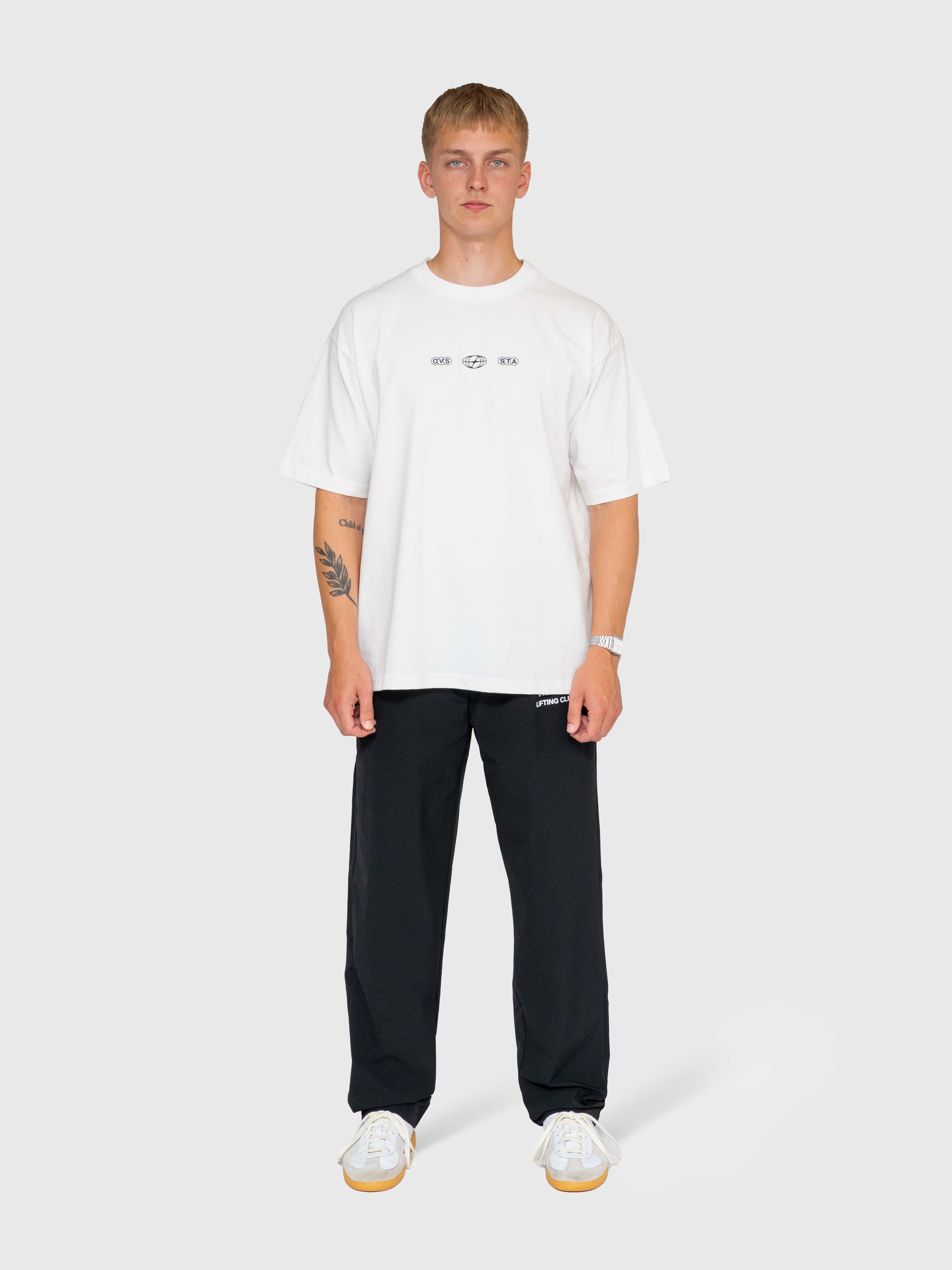 Stamina Chrome Box Tee - White/Pink