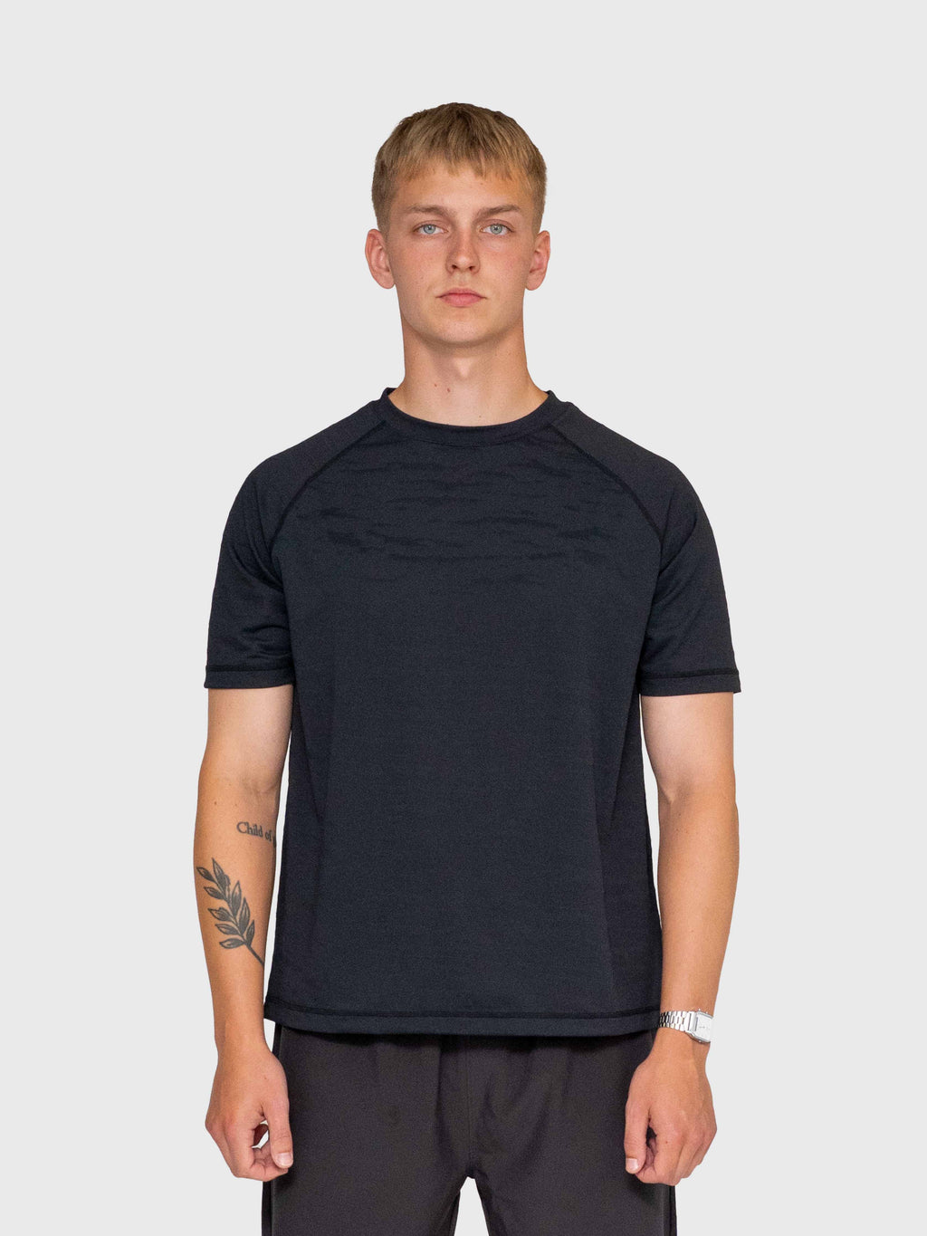 Logo Active Tee - Black/Pink