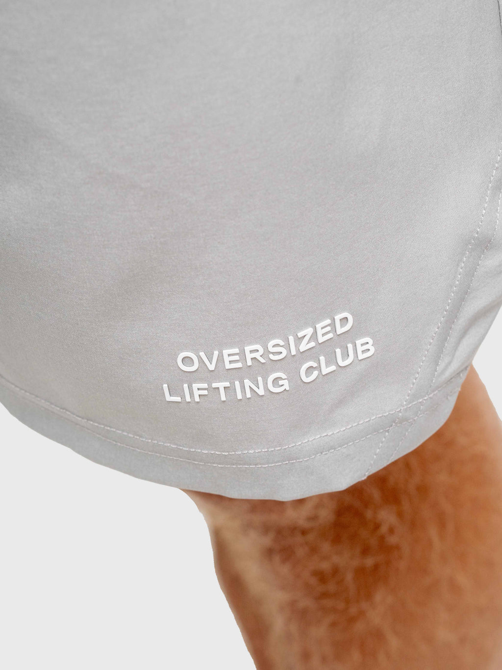 Confidence Tech Shorts 2.0 - Neutral Grey/White
