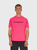 Flow Active Tee - Hot Pink/Black