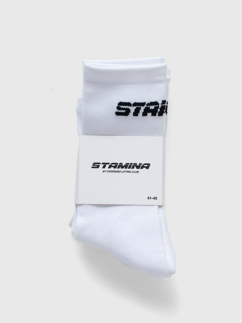 3-Pack Stamina Socks - White/Black