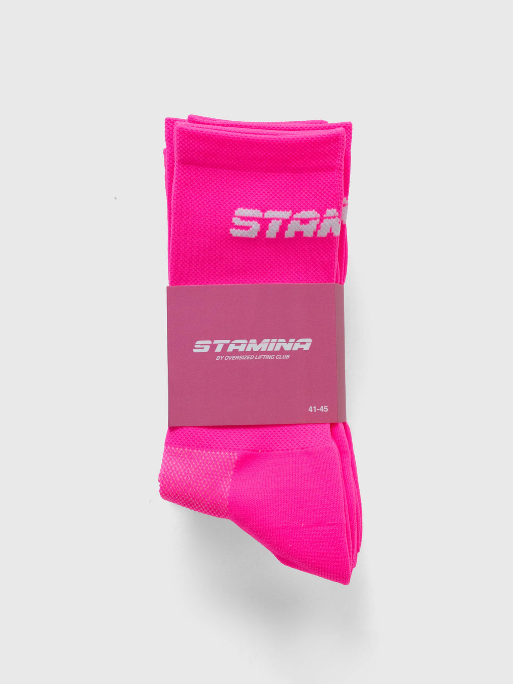 3-Pack Stamina Socks - Pink/White