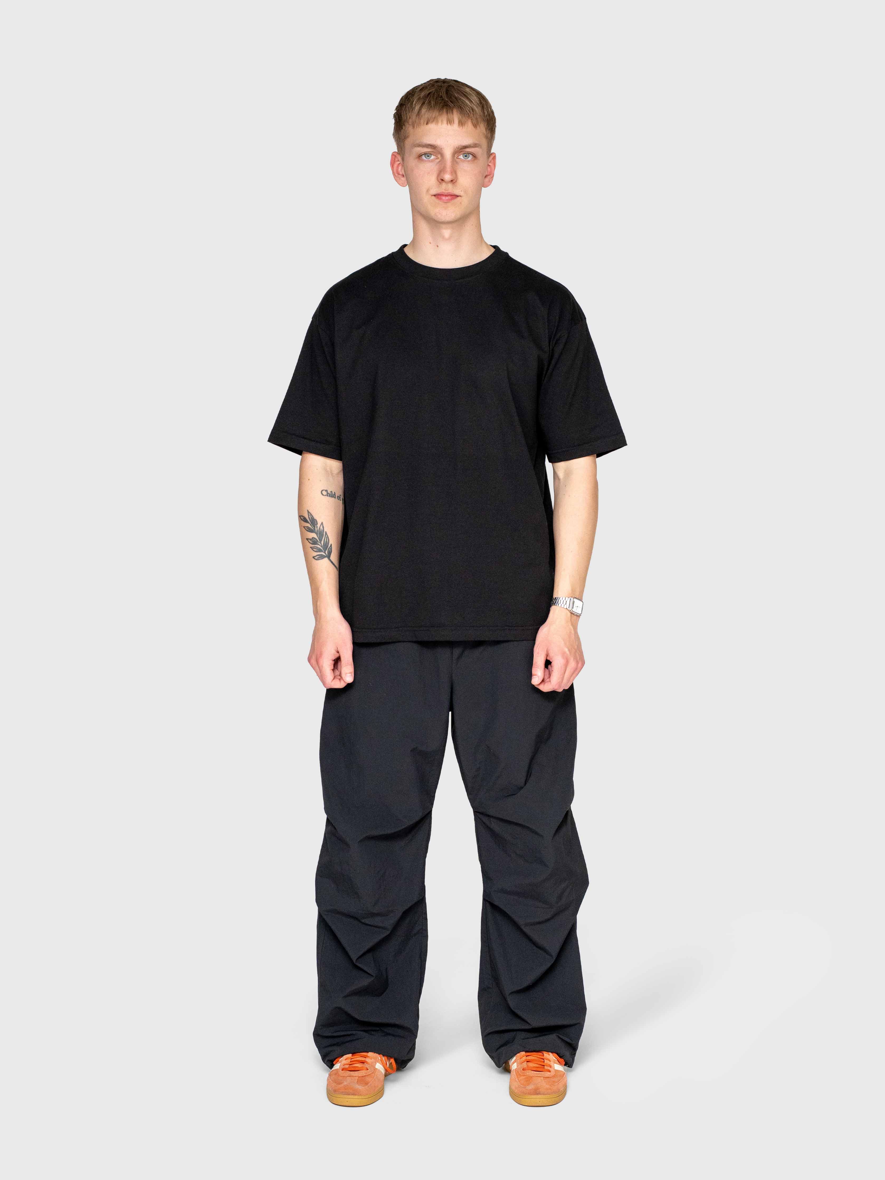 Over box tee - Black/Neon