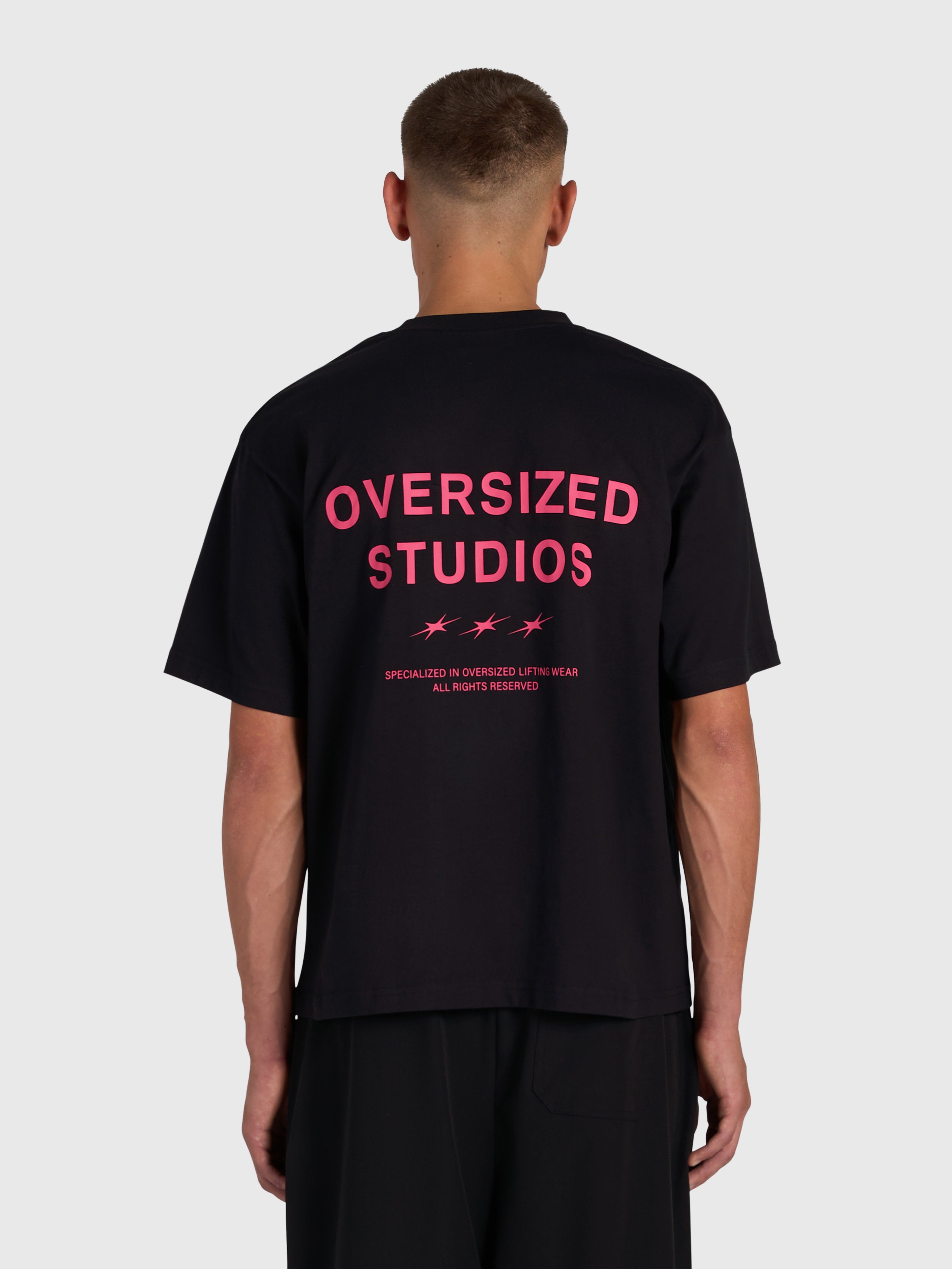 Confidence V2 Box Tee - Black/Pink