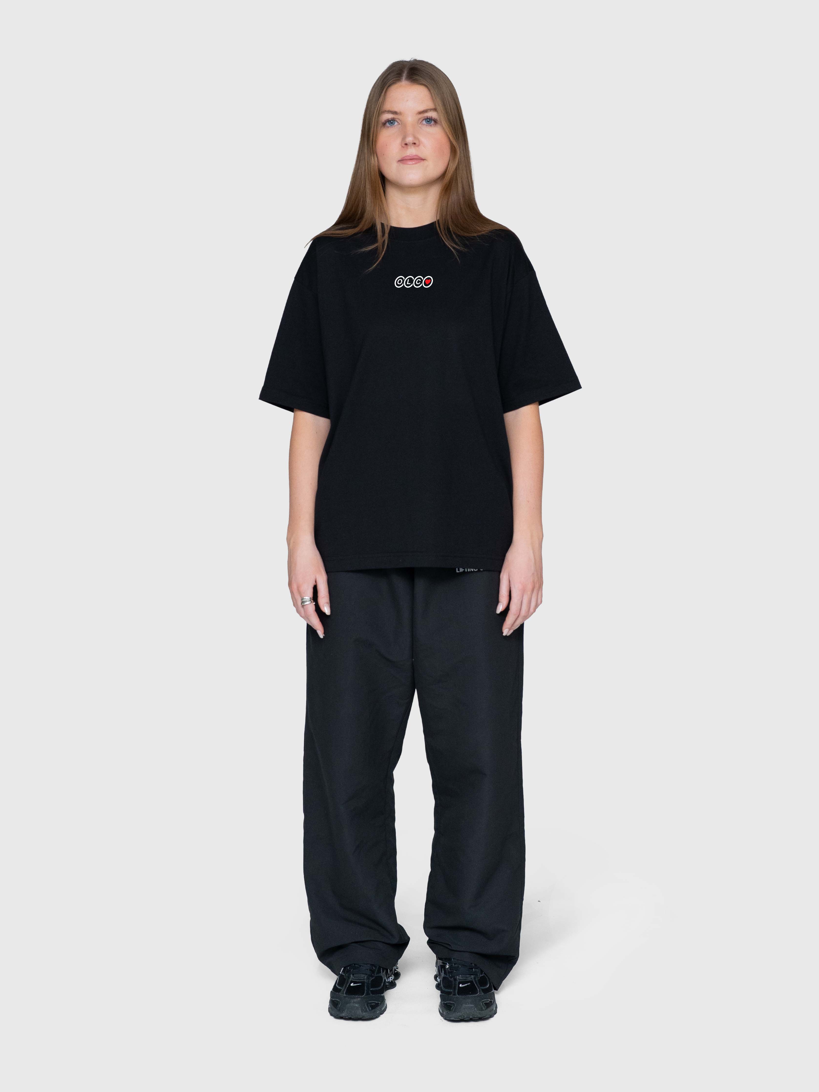 Lovers' Club Box Tee - Black/White